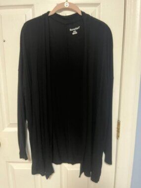 Maternity Postpartum Soft Black Cardigan